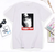 Oversized T-Shirt with Print Naruto White S