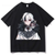 Oversize T-Shirt mit Print Genshin Impact Schwarz S T0130 фото