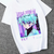 Oversize T-Shirt z nadrukiem Hunter x Hunter Biały S