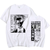 Oversized T-Shirt with Print jujutsu kaisen White S