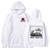 Oversize Hoodie mit Anime-Druck Hunter x Hunter WEIß S H0184 фото