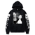 Oversized Hoodie with Tokyo Revengers anime print Black S