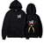 Oversize Hoodie mit Demon Slayer Anime Print SCHWARZ S H0120 фото