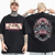 Oversized T-Shirt with Print jujutsu kaisen Black S