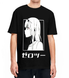 Oversize T-Shirt mit Print Darling in the FranXX Schwarz S T0081 фото 3