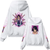 Oversize Hoodie mit Bleach Anime Print Weiß S H0040 фото