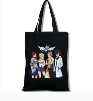 Shopper with anime print Fairy Tail