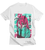 Oversized T-Shirt with Print Chainsaw Man White S