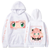 Oversized Hoodie with Spy x Family anime print White S