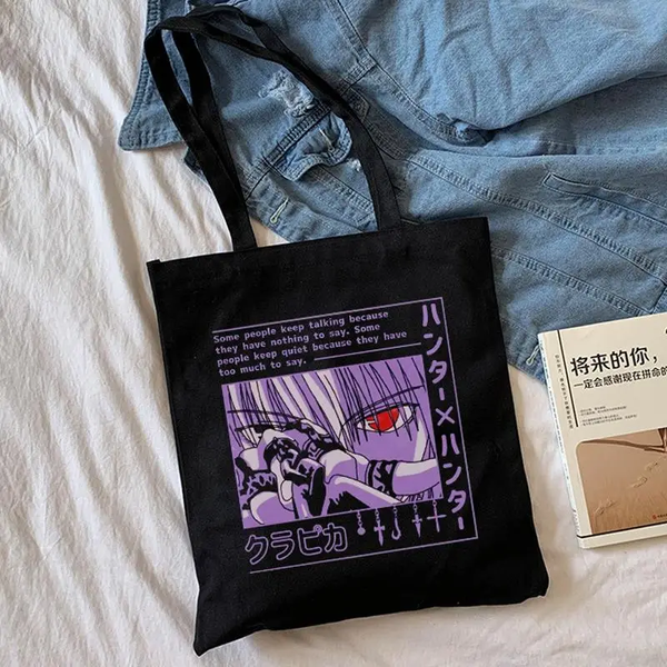 Shopper with anime print Hunter X