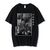 Oversize T-Shirt mit Print Bersek Schwarz S T0028 фото