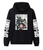 Oversized Hoodie with Spy x Family anime print Black S