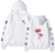 Oversized Hoodie with Tokyo Ghoul anime print White S