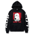 Oversize Hoodie mit Darling in the FranXX Anime Print SCHWARZ S H0095 фото