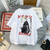 Oversized T-Shirt with Print Tokyo Revengers White S