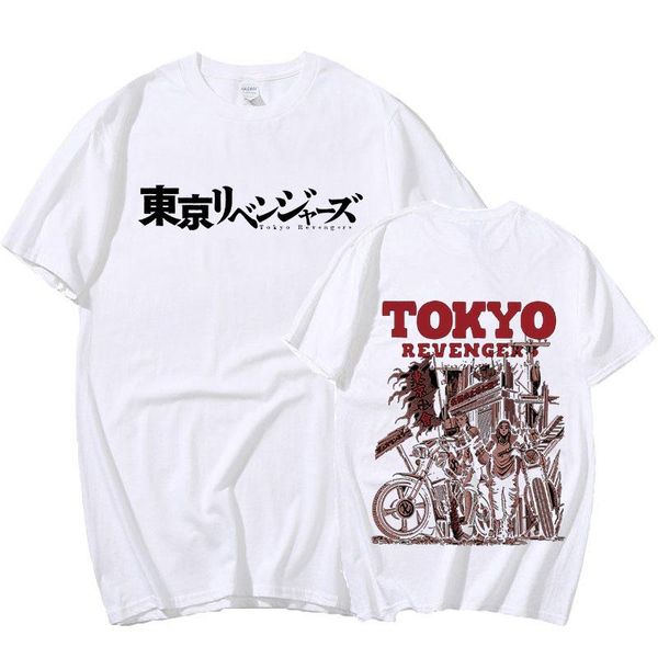 Oversize T-Shirt mit Print Tokyo Revengers Schwarz S T0005 фото