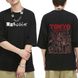 Oversized T-Shirt with Print Tokyo Revengers Black S