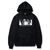 Bleach Oversized Hoodie with Bleach anime print Black S