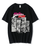 Oversize T-Shirt mit Print JoJo's Bizarre Adventure Schwarz S T0169 фото