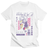 Oversized T-Shirt with Print JoJo's Bizarre Adventure White S