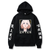 Oversized Hoodie with Tokyo Revengers anime print Black S