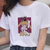 Oversize T-Shirt z nadrukiem Sailor Moon Biały S