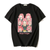 Oversize T-Shirt mit Print Spy × Family Schwarz S T0265 фото