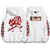 Oversized Hoodie with Fairy Tail Anime Print White S