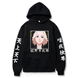 Oversize Hoodie mit Anime-Druck Tokyo Revengers SCHWARZ S H0326 фото 1