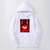 Bleach Oversized Hoodie with Bleach anime print White S