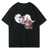 Oversized T-Shirt with Print Genshin Impact Black S