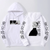 Oversized Hoodie with Tokyo Ghoul anime print White S