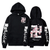 Oversized Hoodie with Tokyo Revengers anime print Black S