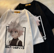 Oversized T-Shirt with Print Hunter x Hunter Black S