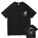 Oversize T-Shirt mit Print Attack on Titan Schwarz S T0015 фото 2