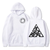 Oversized hoodie with Berserk anime print, white, size S