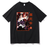 Oversize T-Shirt z nadrukiem Demon Slayer Czarny S