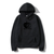 Oversized hoodie with Death Note anime print BLACK S