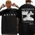 Oversize T-Shirt z nadrukiem Attack on Titan Czarny S