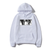 Bleach Oversized Hoodie with Bleach anime print White S