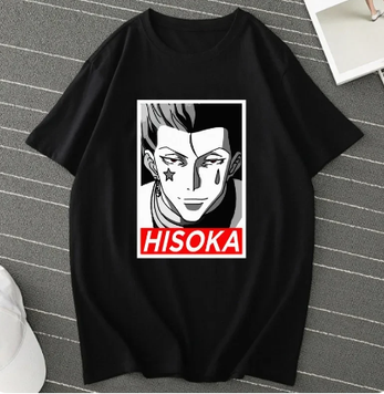 Oversized T-Shirt with Print Hunter x Hunter Black S