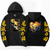 Oversize Hoodie mit Demon Slayer Anime Print SCHWARZ S H0117 фото