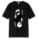 Oversize T-Shirt mit Print jujutsu kaisen Schwarz S T0182 фото 1