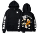 Oversize Hoodie mit Anime-Druck Hunter x Hunter SCHWARZ S H0181 фото 3