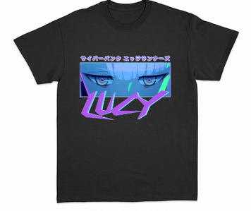 versize T-Shirt z nadrukiem Cyberpunk: Edgerunners Czarny S