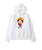 Oversized Hoodie with One Piece anime print White S