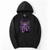 Oversized Hoodie with JoJo's Bizarre Adventure anime print Black S