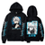 Oversize Hoodie mit Anime-Druck Jujutsu Kaisen SCHWARZ S H0219 фото