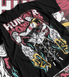 Oversize T-Shirt z nadrukiem Hunter x Hunter Czarny S