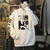 Bleach Oversized Hoodie with Bleach anime print White S